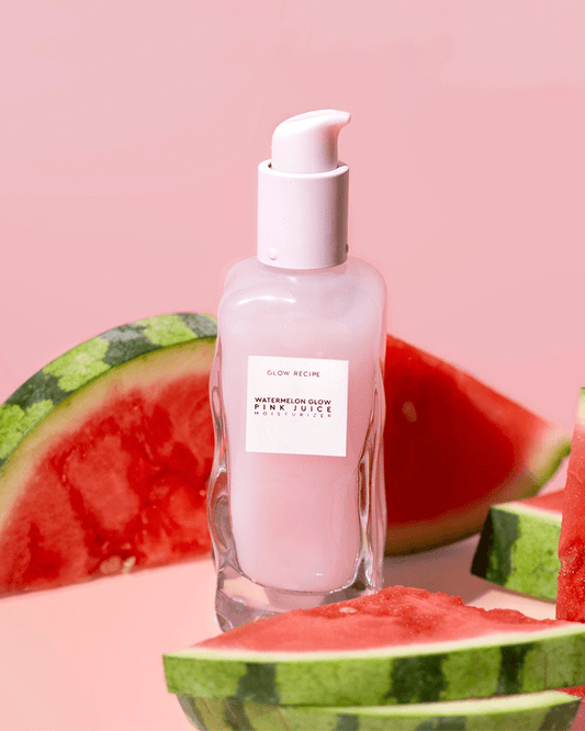 Glow Recipe Watermelon Glow Pink Juice Moisturizer 60ml. توهج وصفة مرطب عصير البطيخ الوردي 60 مل - Princess Cosmetics Qatar