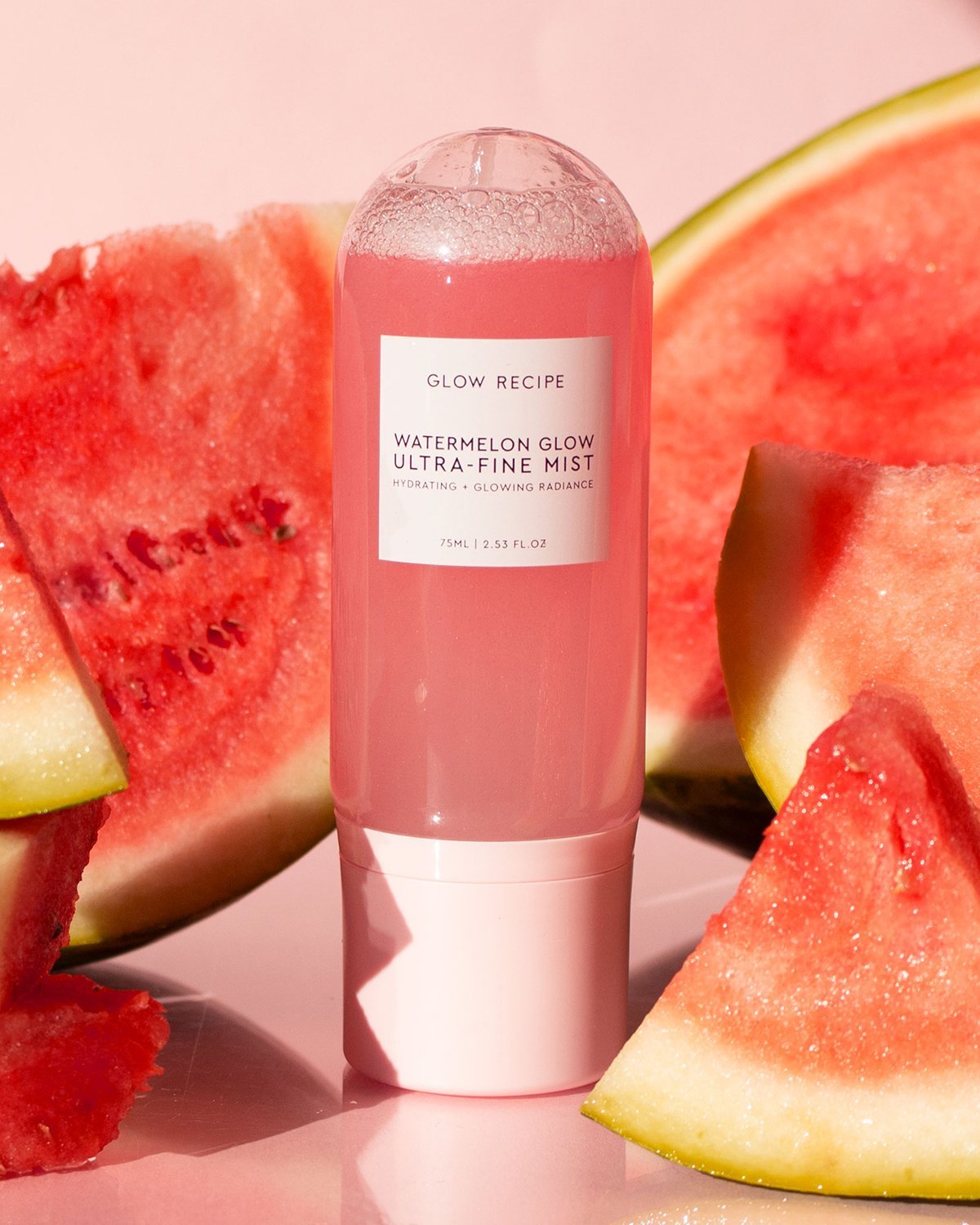 Glow Recipe Watermelon Glow Ultra - Fine Mist 75ml. توهج وصفة البطيخ توهج رذاذ فائق النعومة 75 مل - Princess Cosmetics Qatar