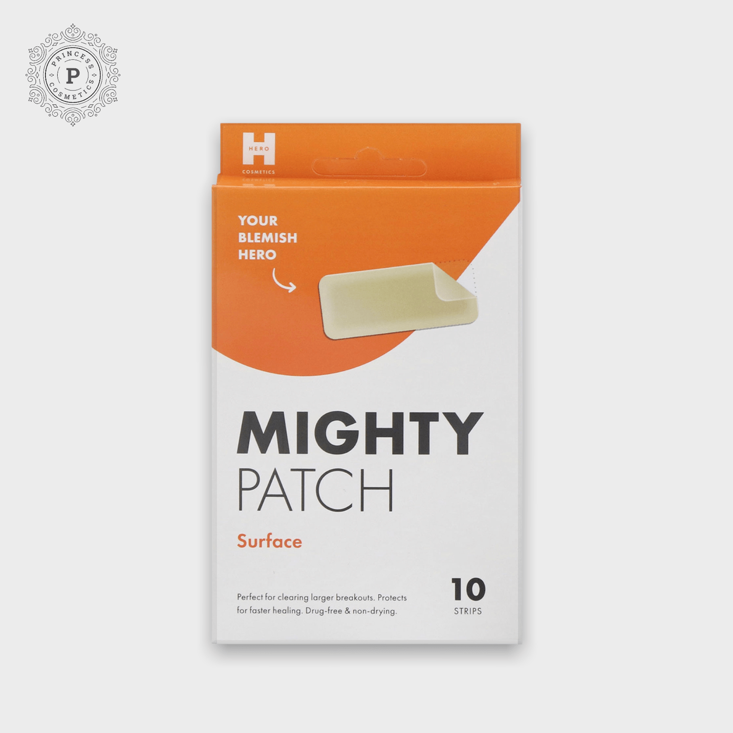 Hero Cosmetics Mighty Patch Surface (10 Strips) هيرو كوزمتكس مايتي باتش سيرفس (10 شرائح) - Princess Cosmetics Qatar