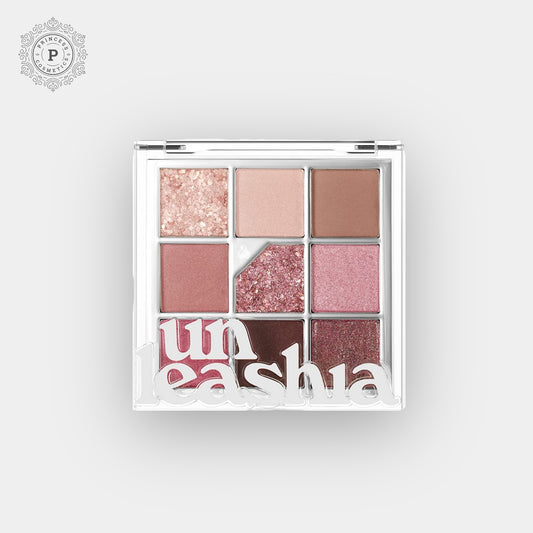 Unleashia Glitterpedia Eye Palette - No 5 All of Dusty Rose. باليت العيون جليتر بيديا من أنليشيا - رقم 5، كل من داستي روز