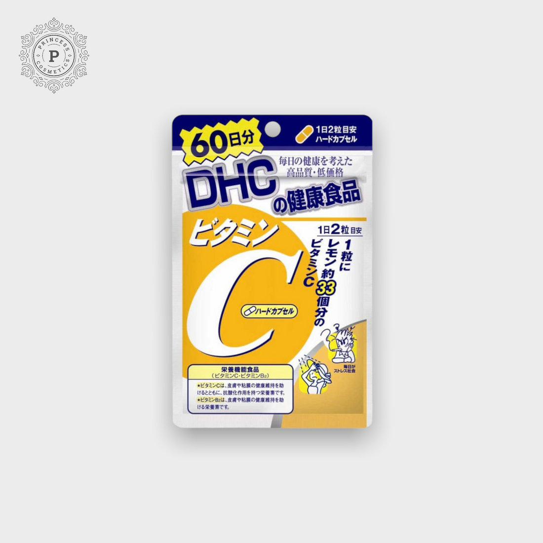 DHC Vitamin C Supplement 120 Capsules (60 Days)
