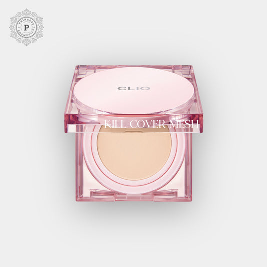 Clio Kill Cover Mesh Glow Cushion Set (15g+Refill). مجموعة وسائد شيليو كيل كوكاكر موسه علو (15 جم + عبوة إضافية)