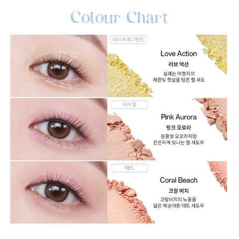 Unleashia Glitterpedia Eye Palette - N°7 All Of Peach Ade