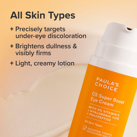 Paula’s Choice C5 Super Boost Eye Cream 15ml. كريم العين باولا تشويس C5 سوبر بوست