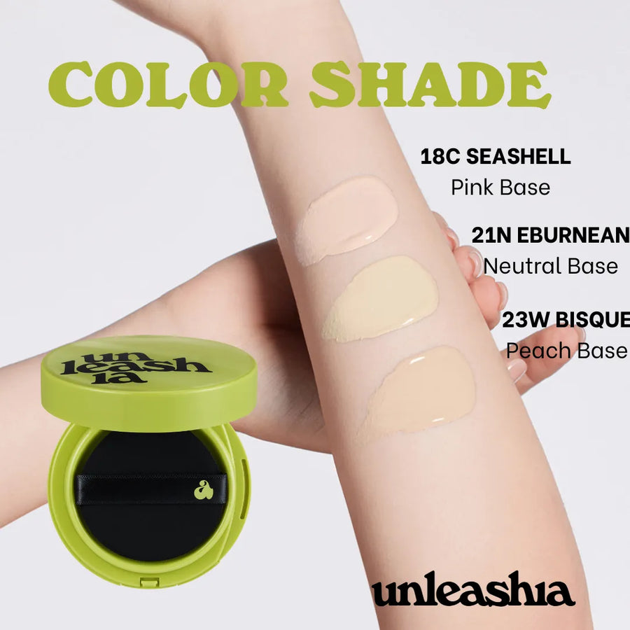 Unleashia Healthy Green Cushion 15g (3 Shades)