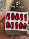 Fengshangmei Gel Nail Tips (28pcs). أطراف أظافر جل فينجشانجمي (28 قطعة)