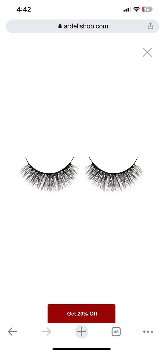 Ardell Aqua Lashes - 344 (1 Pair). أرديل رموش مائية - 344