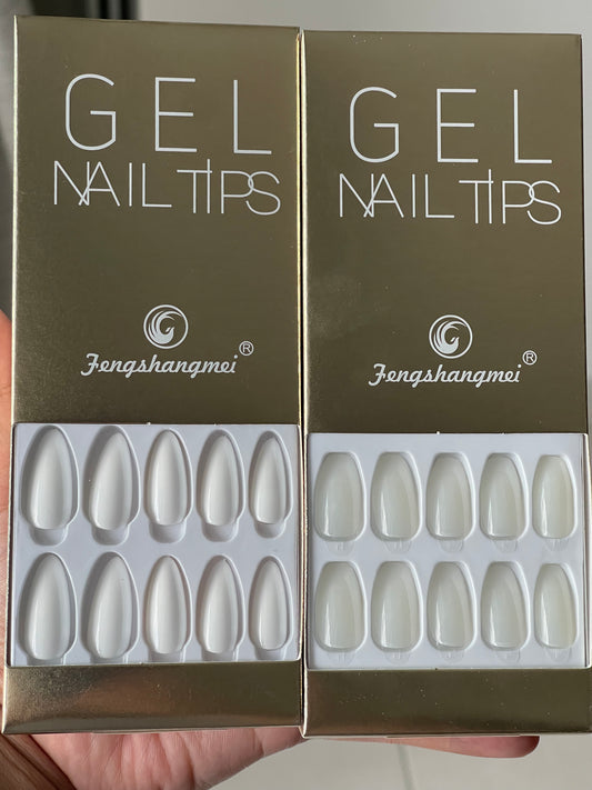 Fengshangmei Gel Nail Tips (28pcs). أطراف أظافر جل فينجشانجمي (28 قطعة)