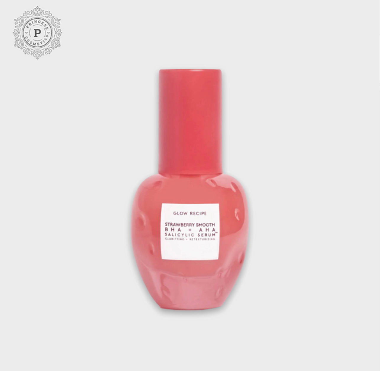 Glow Recipe Strawberry Smooth Bha + Aha Salicylic Serum 30ml. توهج وصف 