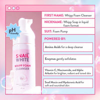 Namu Life Snail White Whipp Foam Cleanser 150ml