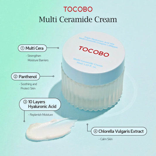 Tocobo Multi Ceramide Cream 50ml. توكوبو متعدد السيراميد كريم