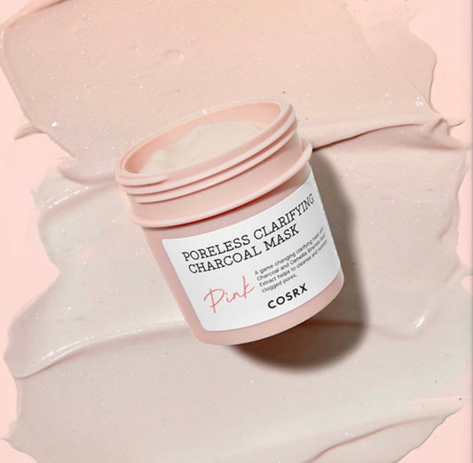 Cosrx Poreless Clarifying Charcoal Mask Pink 110g كوسركس - قناع الفحم المنقي المسام 110 جم