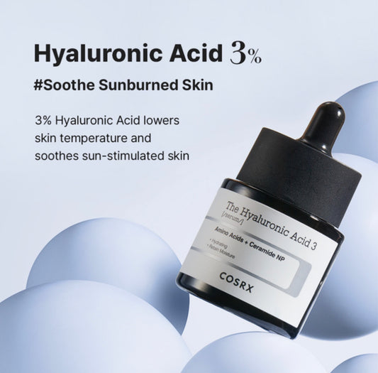 Cosrx The Hyaluronic Acid 3 Serum 20ml.      سيروم حمض الهيالورونيك 3 من كوزركس 20