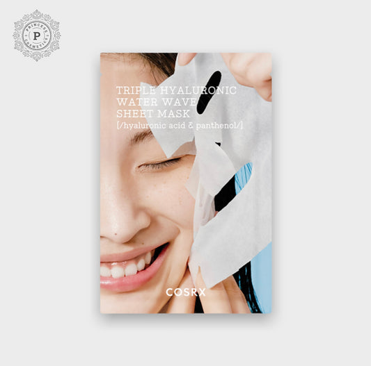 Cosrx Hydrium Triple Hyaluronic Water Wave Sheet Mask 20ml (1 Sheet).       كوسركس - قناع الهايدريوم المائي ثلاثي الموجات المائية بالهيالورونيك