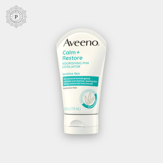 Aveeno Calm + Restore Nourishing PHA Exfoliator 118ml. أفينو مقشر مغذي ومهدئ للبشرة 118 مل