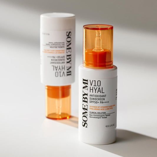 Somebymi V10 Hyal Antioxidant Sunscreen 40ml. سومبيمي V10 هيال واقي من الشمس مضاد للأكسدة