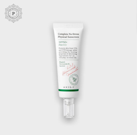 AXIS-Y Complete No-Stress Physical Sunscreen 50ml. AXIS-Y واقي شمسي جسدي كامل بدون إجهاد