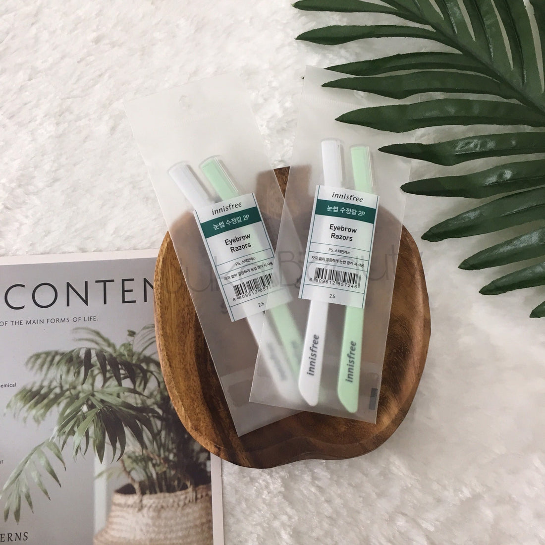 Innisfree Eco Beauty Tool Eyebrow Razor Set (2pcs)