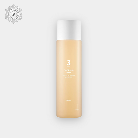 Numbuzin No.3 Super Glowing Essence Toner 200ml. تونر نومبوزين رقم 3 فائق التوهج 200 مل