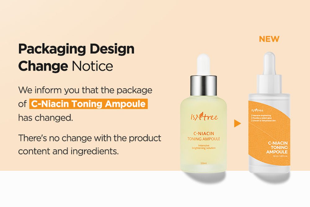 Isntree C - Niacin Toning Ampoule 50ml - EXPIRY: 12/2025. أمبولة التنغيم سي - نياسين من إيسنتري، 50 مل - Princess Cosmetics Qatar