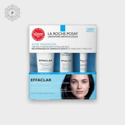 La Roche Posay Effaclar Acne Treatment System (3pcs). نظام علاج حب الشباب لاروش بوساي إيفاكلار (3 قطع) - Princess Cosmetics Qatar