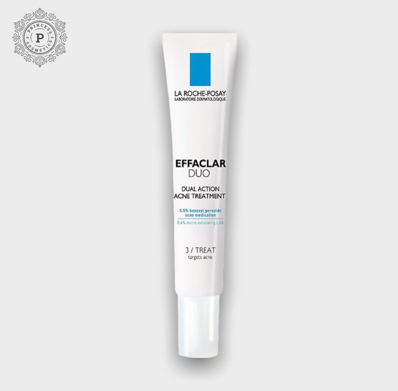 La Roche Posay Effaclar Duo Dual Action Acne Treatment 40ml. لاروش بوساي إيفاكلار ديو ثنائي المفعول لعلاج حب الشباب، 40 مل - Princess Cosmetics Qatar