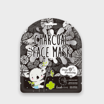 LookATME Charcoal Face Mask (1 Sheet) لك لات مي قناع الوجه بالفحم (ورقة واحدة) - Princess Cosmetics Qatar