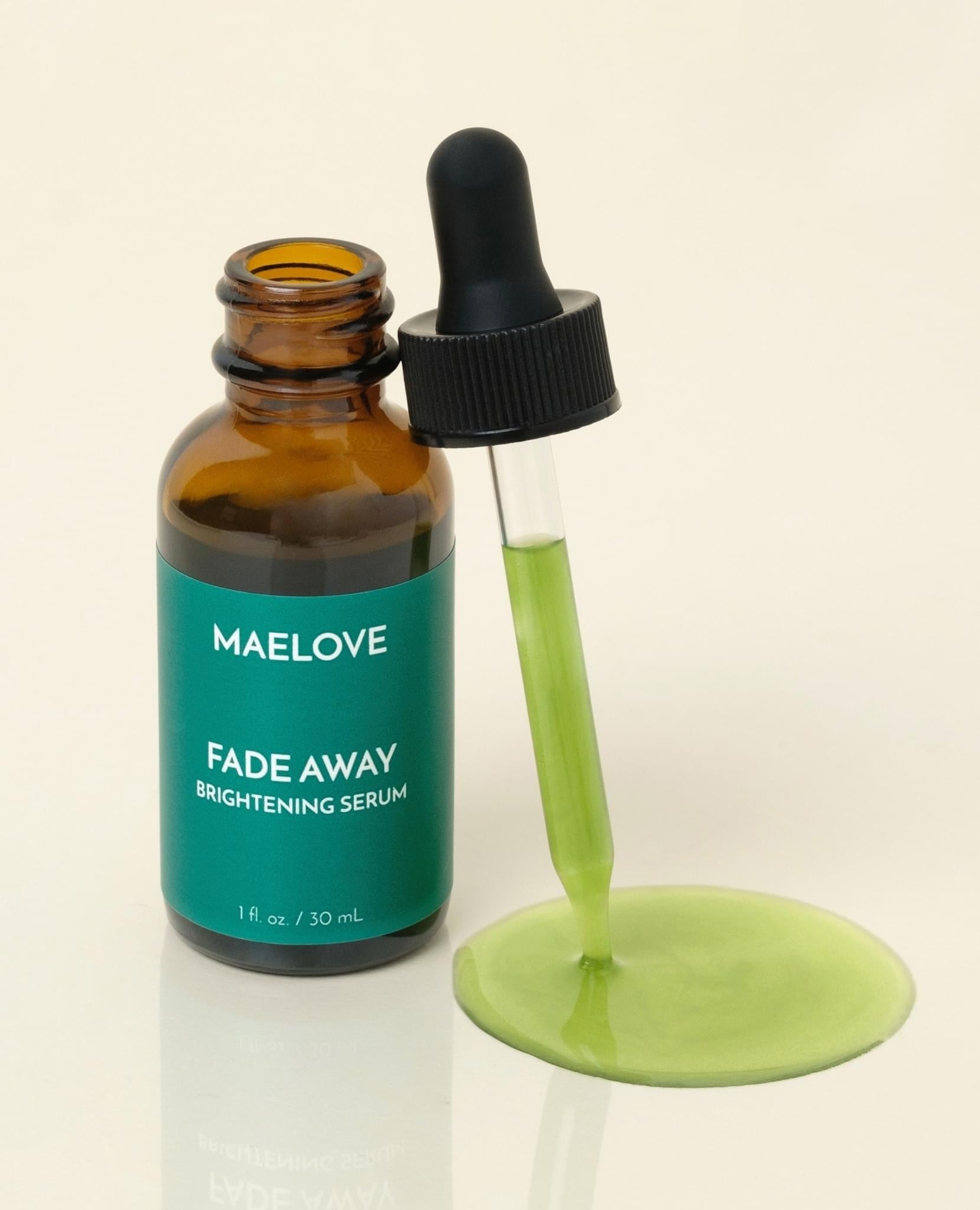 Maelove Fadeaway Brightening Serum 30ml. مصل تفتيح البشرة من مايلوف فيداواي، 30 مل - Princess Cosmetics Qatar