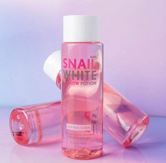 Namu Life Snail White Glow Potion 150ml - EXPIRY: 12/2025. نامو لايف الحلزون الأبيض جرعة توهج - Princess Cosmetics Qatar