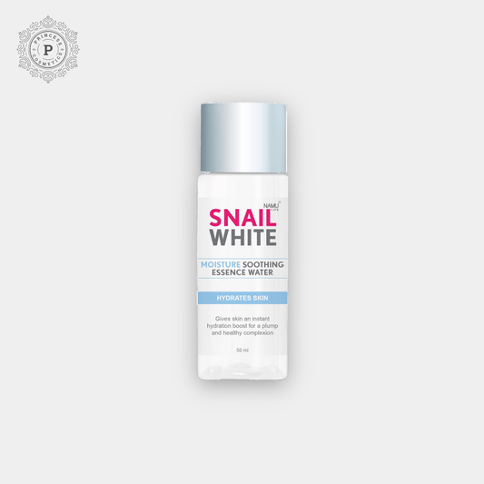 Namu Life Snail White Moisture Soothing Essence Water 50ml. ماء الحلزون الأبيض المرطب من نامو لايف، 50 مل - EXPIRY: 2025 - 04 - 01 - Princess Cosmetics Qatar