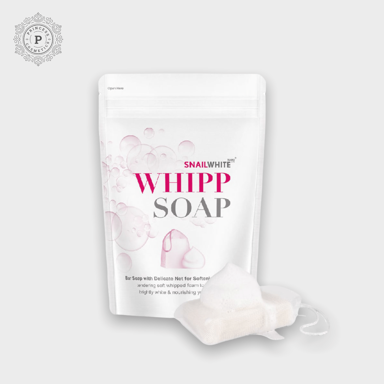 Namu Life Snail White Whipp Soap. صابون نامو لايف الحلزون الأبيض - Princess Cosmetics Qatar