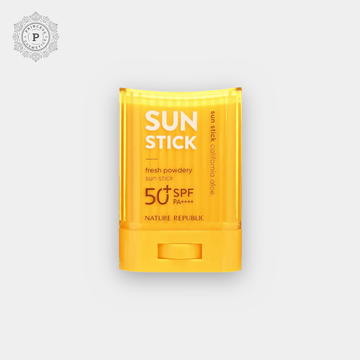 Nature Republic California Aloe Fresh Powdery Sun Stick 24g. ناتشر ريبابليك كاليفورنيا عصا الصبار الطازجة البودرية للشمس 24 جم - Princess Cosmetics Qatar