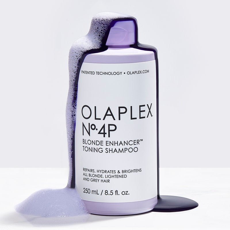 Olaplex No.4P Blonde Enhancer Toning Shampoo 250ml. شامبو أولابلكس No.4P المعزز للشعر الأشقر 250 مل - Princess Cosmetics Qatar