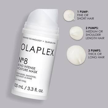 Olaplex Nº.8 Bond Intense Moisture Mask 100ml. قناع الترطيب المكثف من أولابلكس رقم 8 بوند 100 مل - Princess Cosmetics Qatar