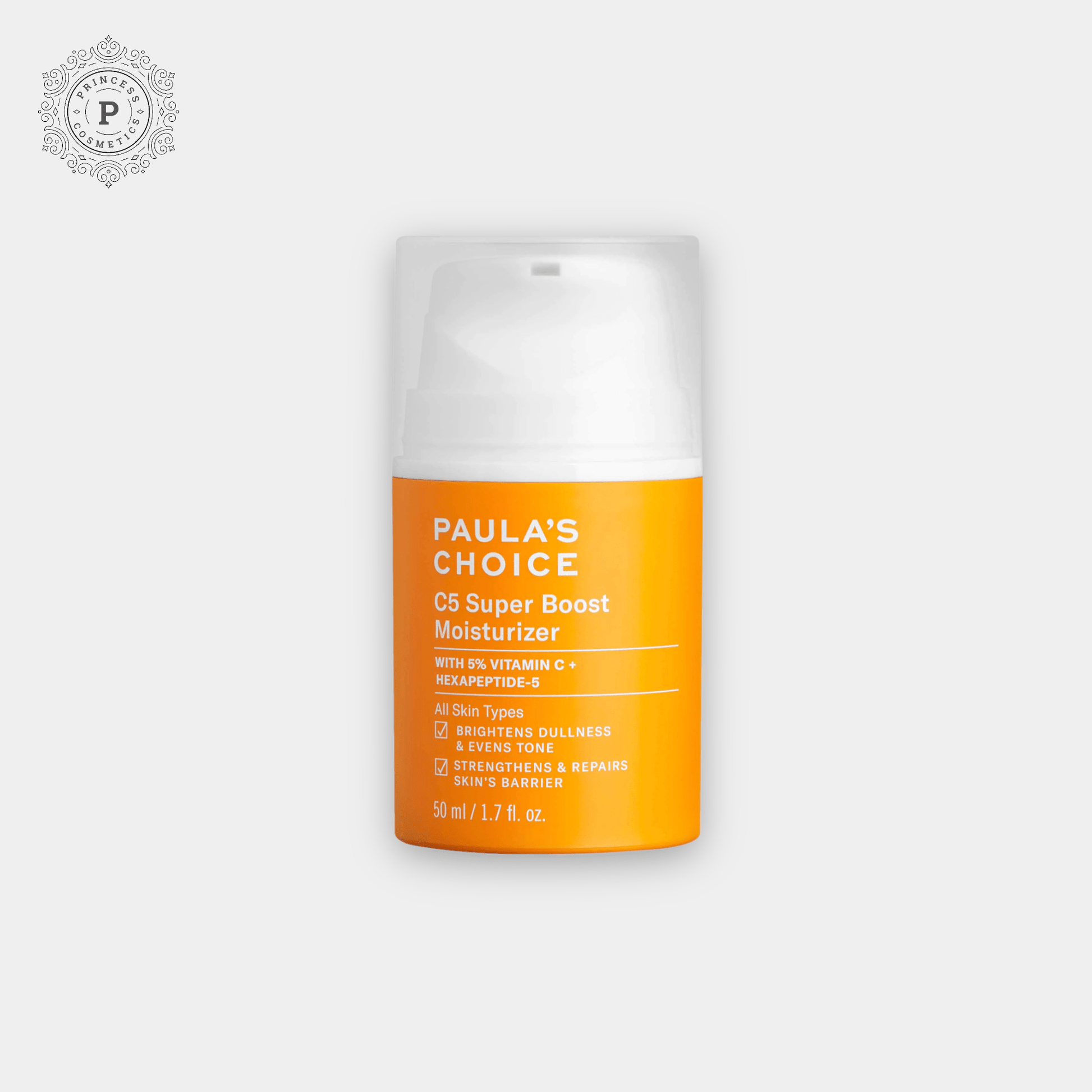 Paula’s Choice C5 Super Boost Vitamin C Moisturizer 50ml. بولا تشويس سي 5 سوبر بوست مرطب فيتامين سي - Princess Cosmetics Qatar