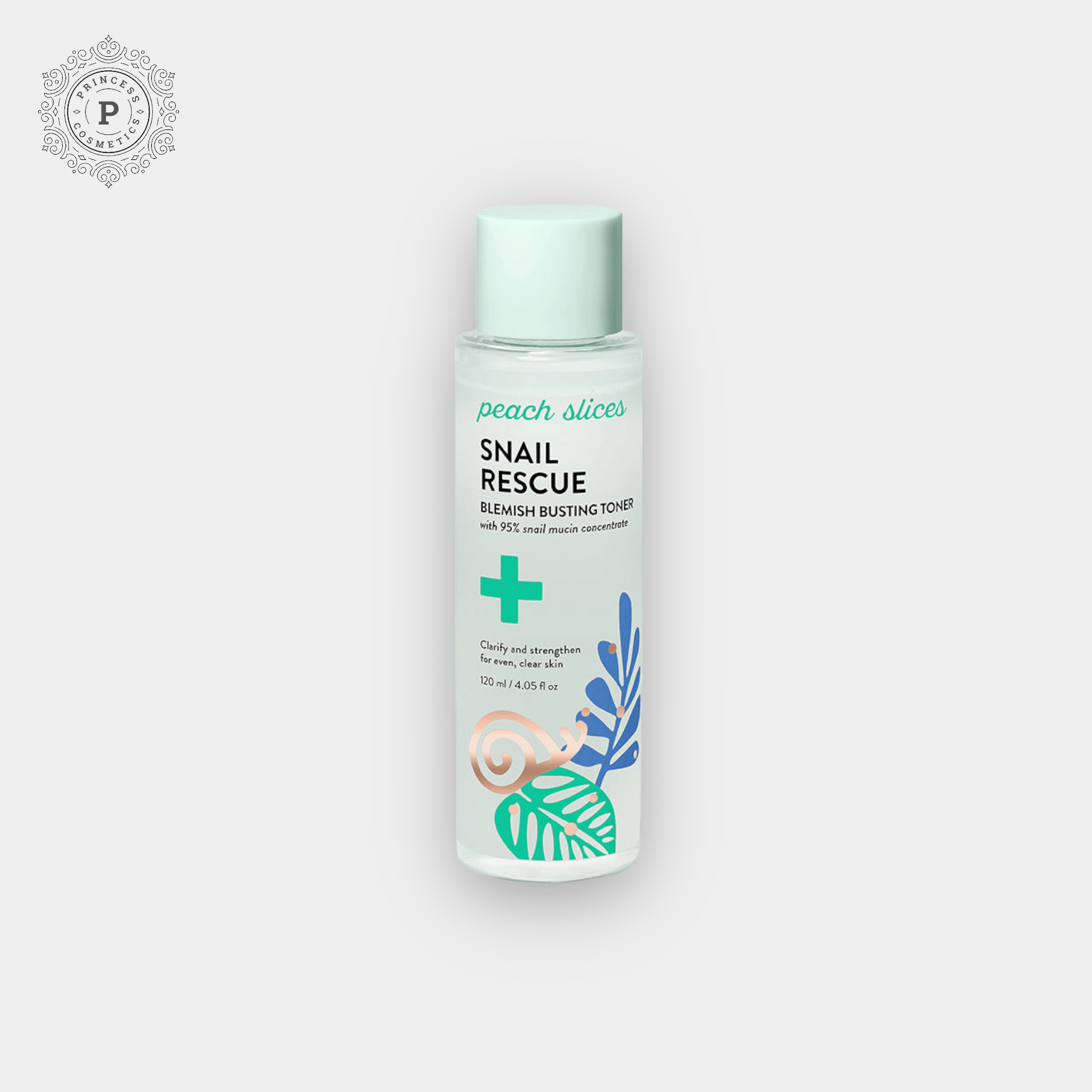 Peach Slices Snail Rescue Blemish Busting Toner 120ml بيش اند سليسً تونر إنقاذ العيوب 120 مل رقم - Princess Cosmetics Qatar