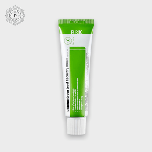 Purito Centella Green Level Recovery Cream 50ml. بوريتو كينتيلا كريم استعادة المستوى الأخضر - Princess Cosmetics Qatar