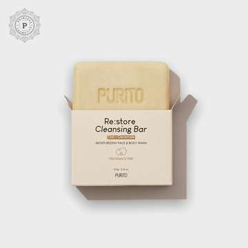 Purito Re:store Cleansing Bar 100g - EXPIRY: 04/2025. بوريتو ري: تخزين شريط التنظيف - Princess Cosmetics Qatar