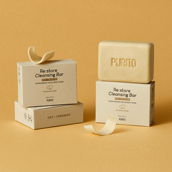 Purito Re:store Cleansing Bar 100g - EXPIRY: 04/2025. بوريتو ري: تخزين شريط التنظيف - Princess Cosmetics Qatar