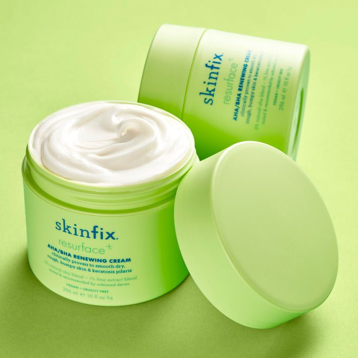 Skinfix Resurface+ AHA /BHA Renewing Cream 296ml سكين فيكس ريسيرفس + كريم تجديد AHA / BHA - Princess Cosmetics Qatar