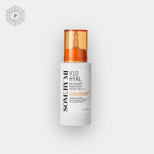 Somebymi V10 Hyal Antioxidant Sunscreen 40ml. سومبيمي V10 هيال واقي من الشمس مضاد للأكسدة - Princess Cosmetics Qatar