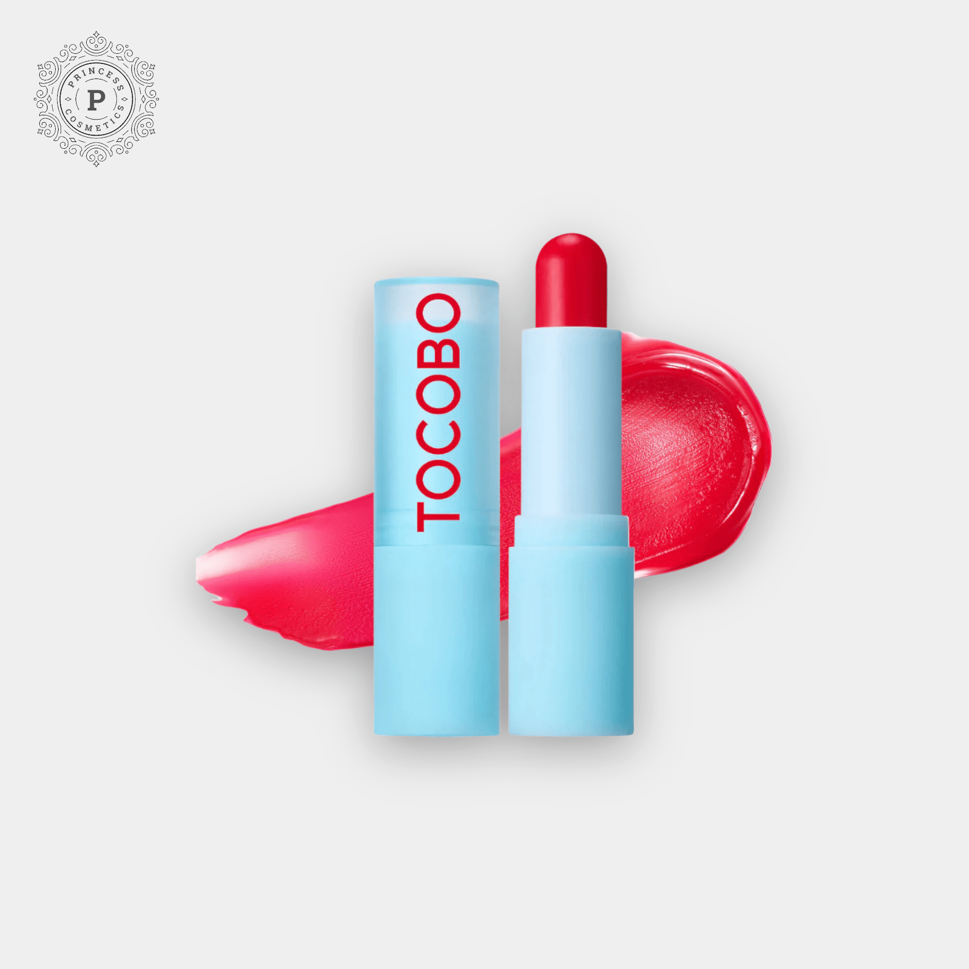 Tocobo Glass Tinted Lip Balm. توكوبو زجاج مرطب شفاه ملون - Princess Cosmetics Qatar