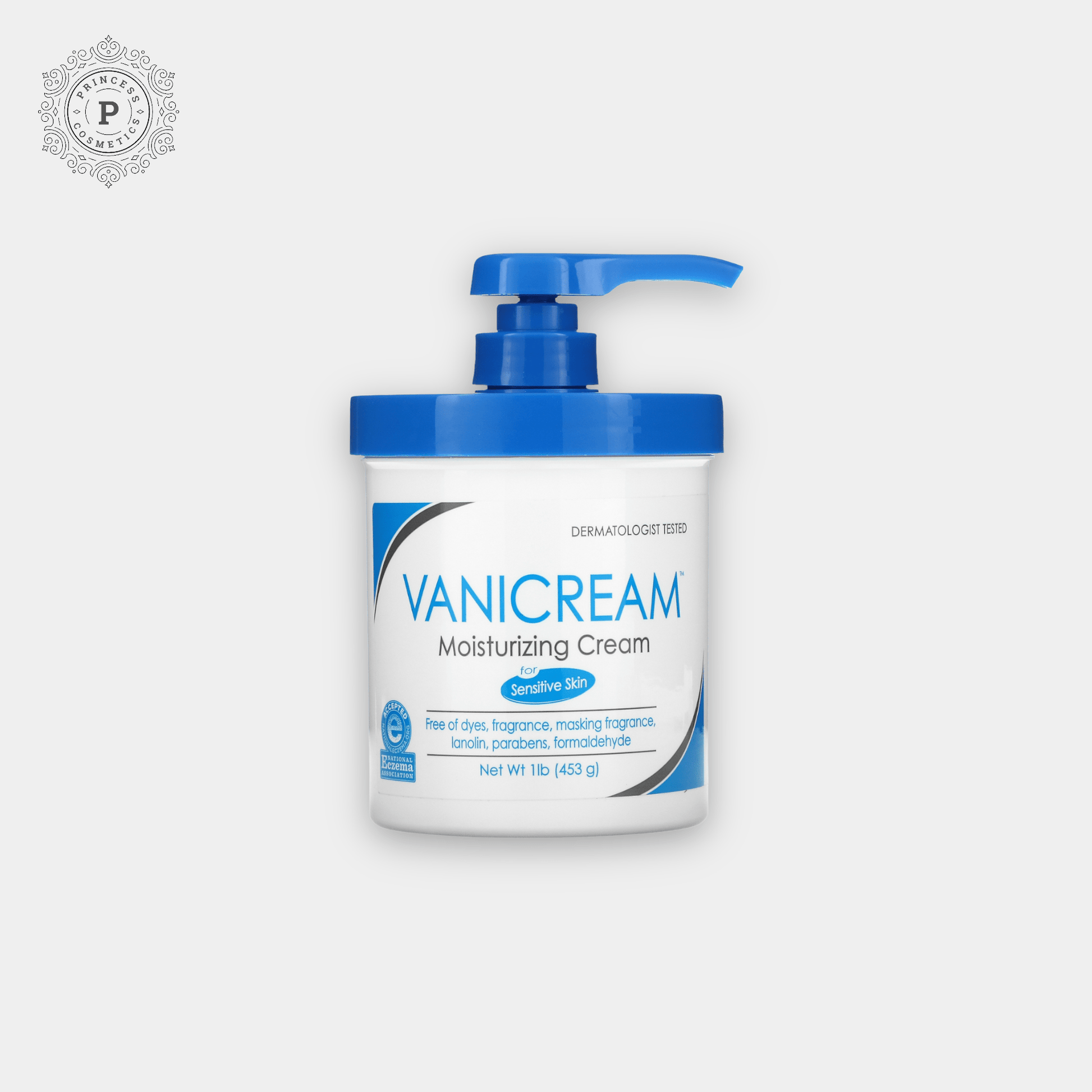 Vanicream Moisturizing Cream 453g. كريم مرطب فانيكريم 453 جرام - Princess Cosmetics Qatar